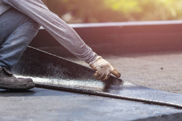 Professional Exterior Waterproofing technician working in Pleasantville, OH